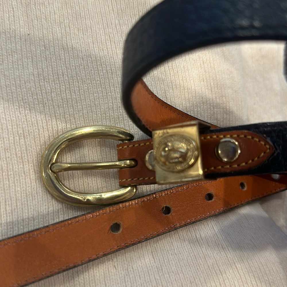 Dooney and Bourke Brass Belt XS